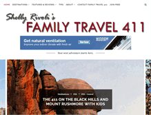 Tablet Screenshot of familytravel411.com